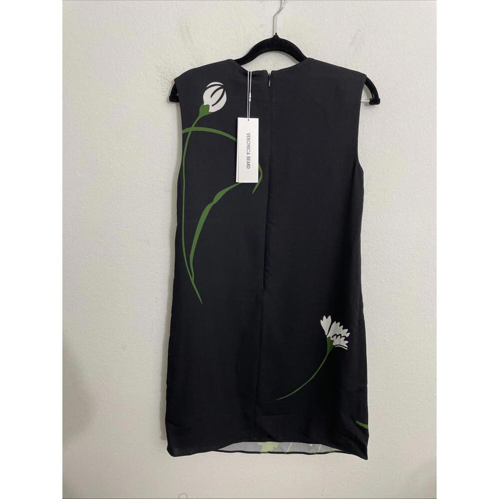 Veronica Beard Cromwell Black Floral print Shift Dress size 4 NWT $498 msrp - Picture 6 of 7